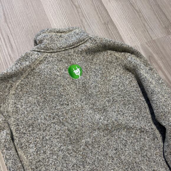 Women’s Patagonia Pelican Gray Gold Zip Better Sweater Fleece Jacket Sz Medium - Picture 8 of 8